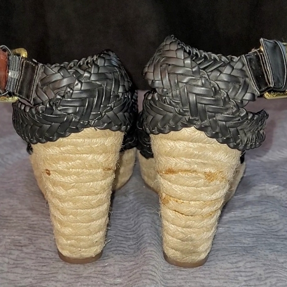 37 | MRKT | Triple Strap Espadrille Wedge Heels - Picture 6 of 10